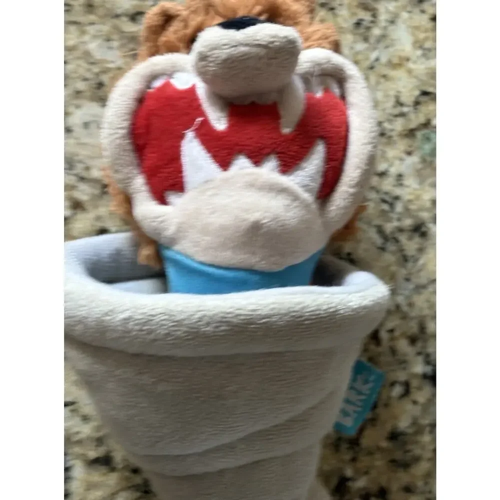 BarkBox Space Jam Taz Tornado Plush Dog Toy Tasmanian Devil BARK 2021 Rare